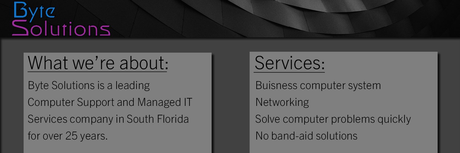 bytesolutions's profile banner image
