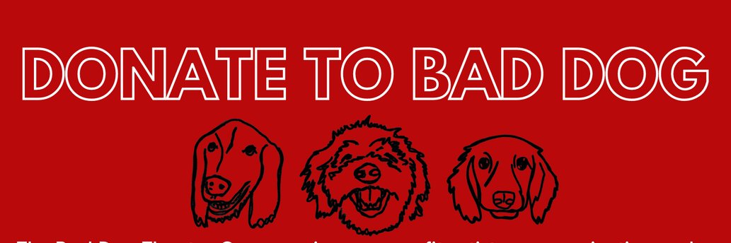 Bad Dog Comedy Theatre banner