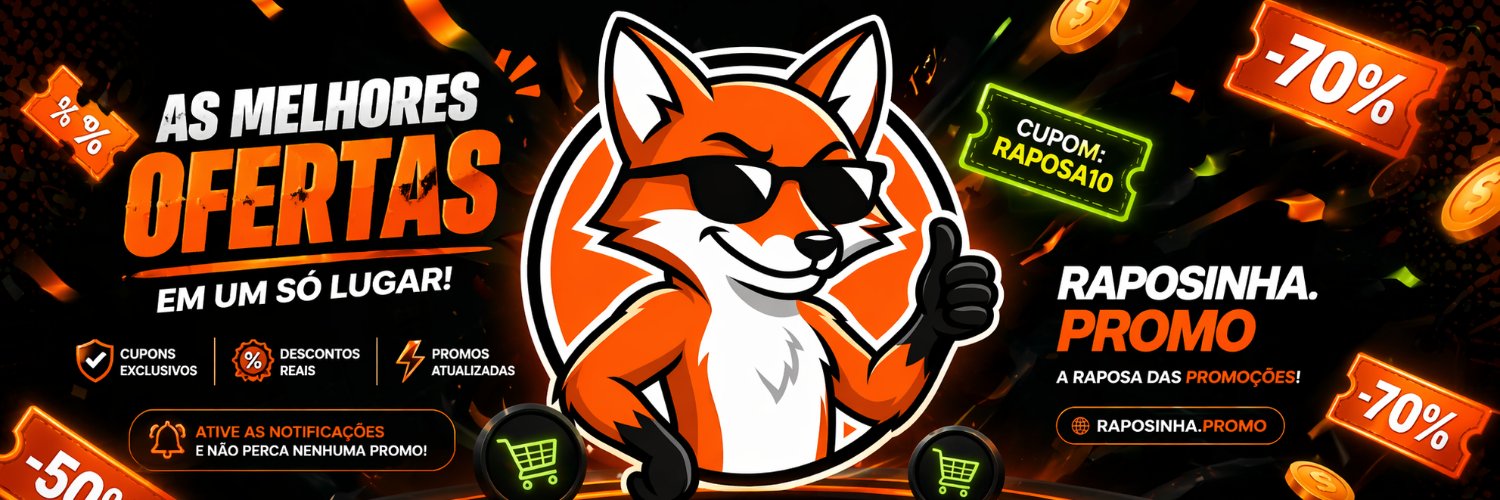 raposinha das promoções 🦊 banner