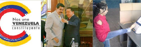 2019 Chávez para siempre banner