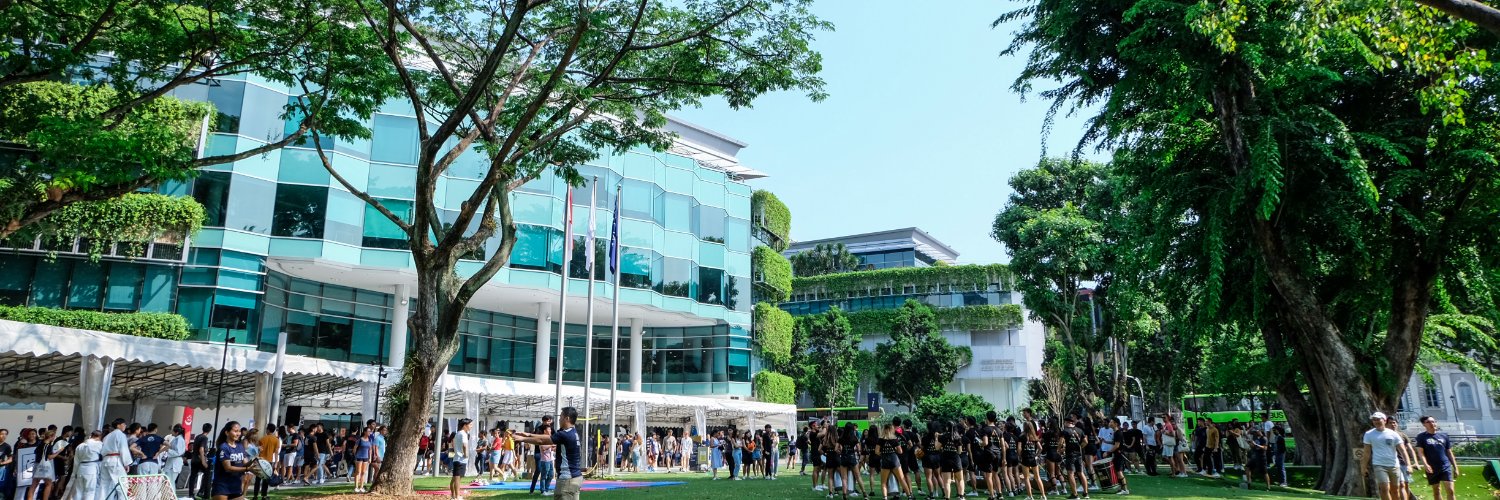 Singapore Management University's banner