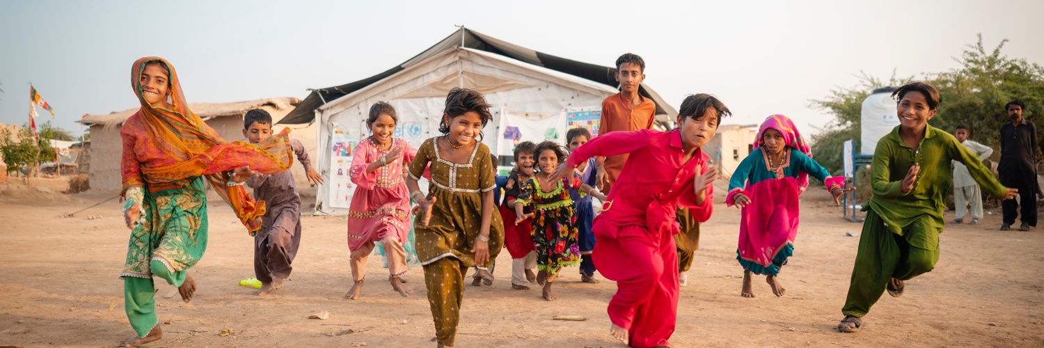 UNICEF Pakistan's banner