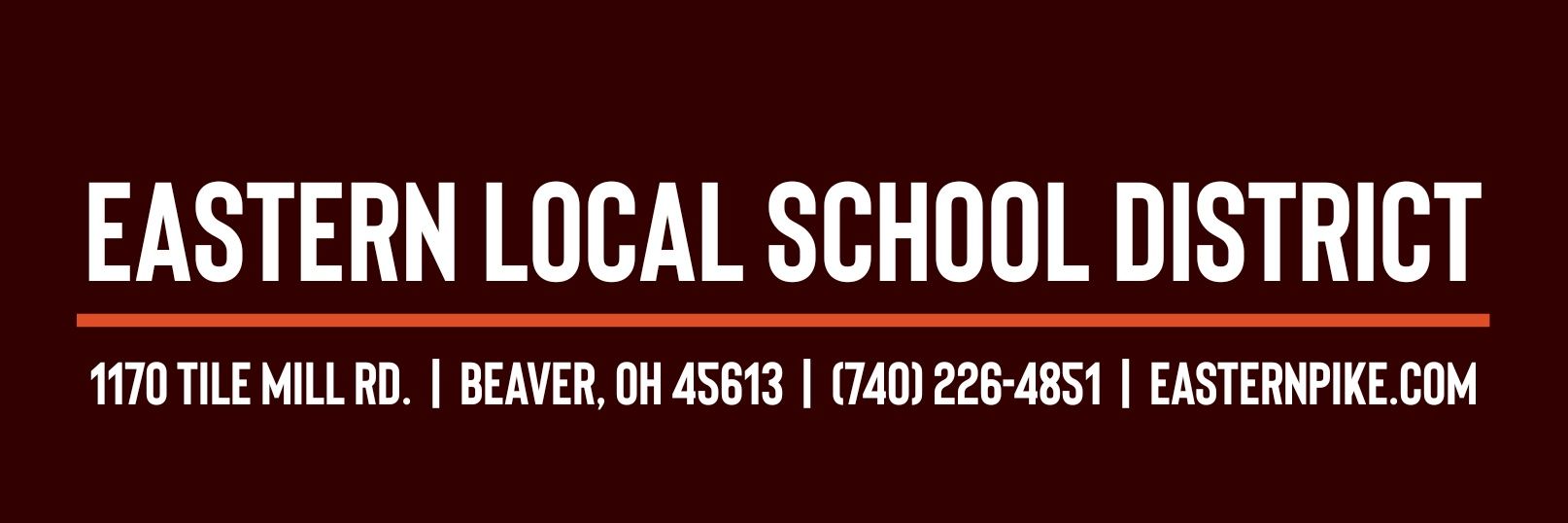 Eastern (Pike) Local Schools banner