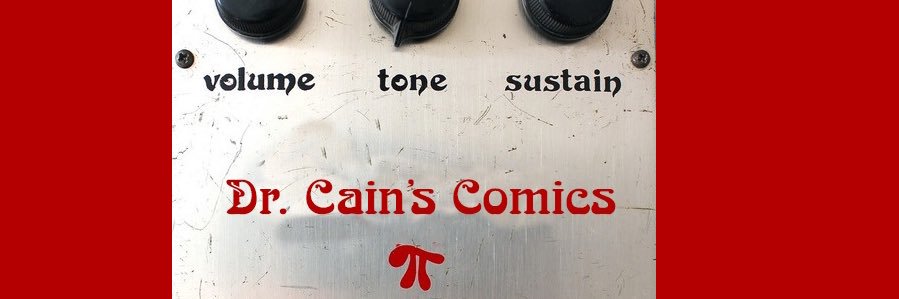 Dr. Cain's Comics banner