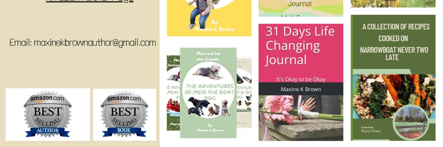 Maxine K Brown - Author banner
