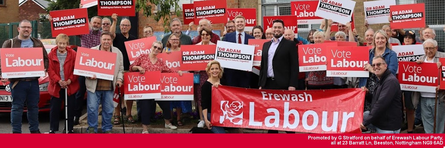 Erewash Labour banner