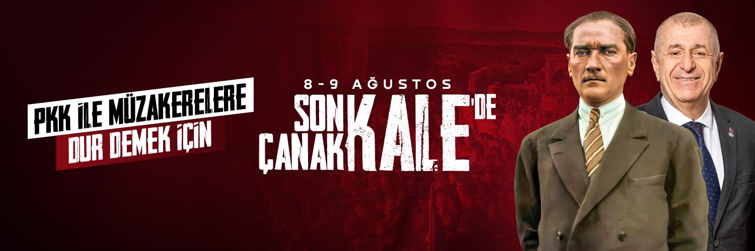 Ümit Özdağ's banner