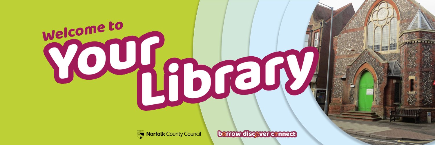 Cromer Library - Norfolk County Council banner