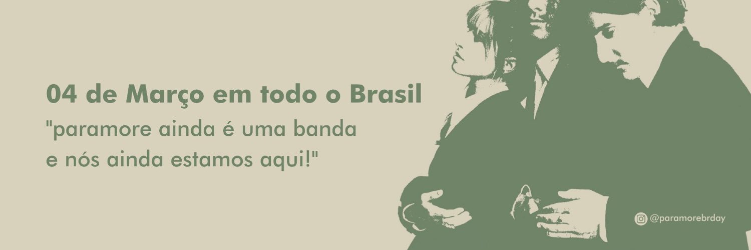 Paramore Brazilian Day banner
