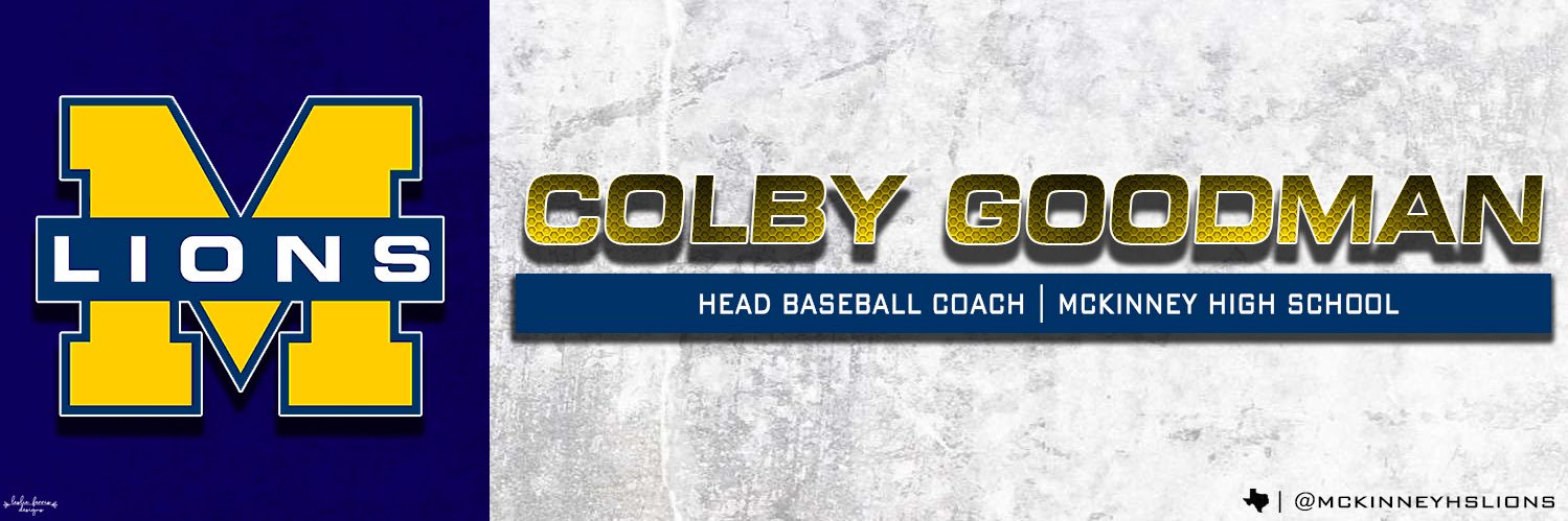 Coach Goodman's banner