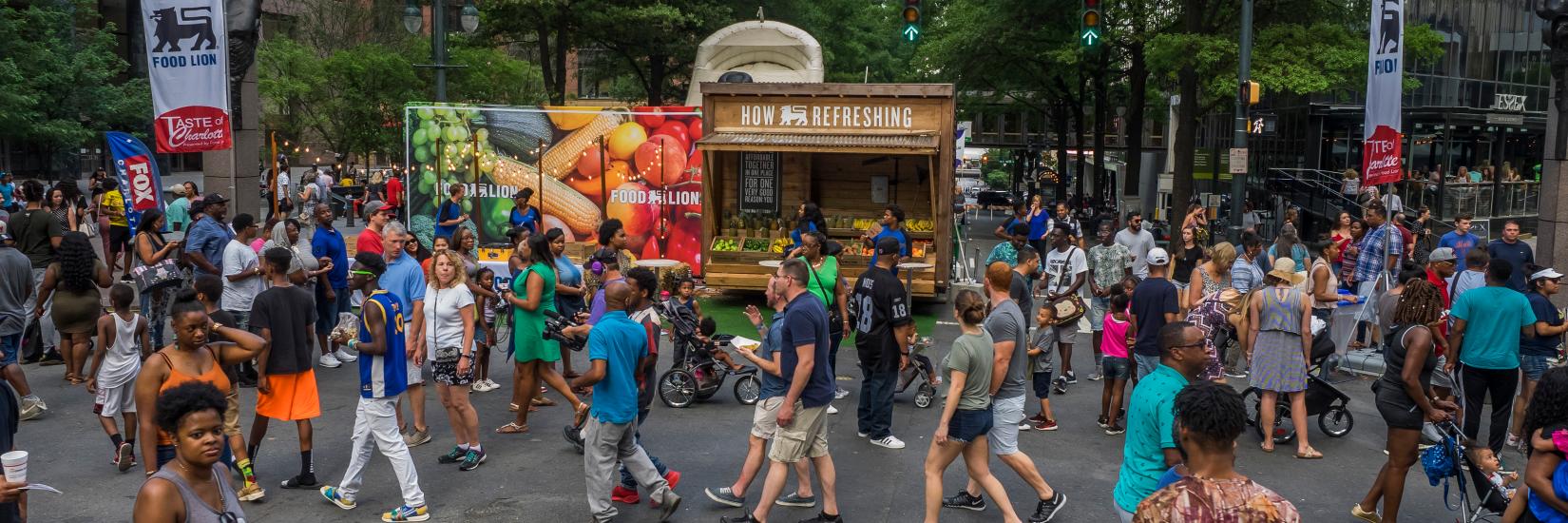 Food Lion Taste of Charlotte Festival banner