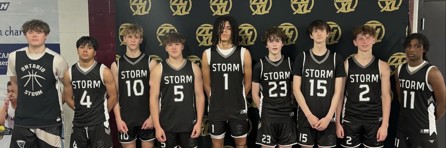 Ontario Storm Bball banner