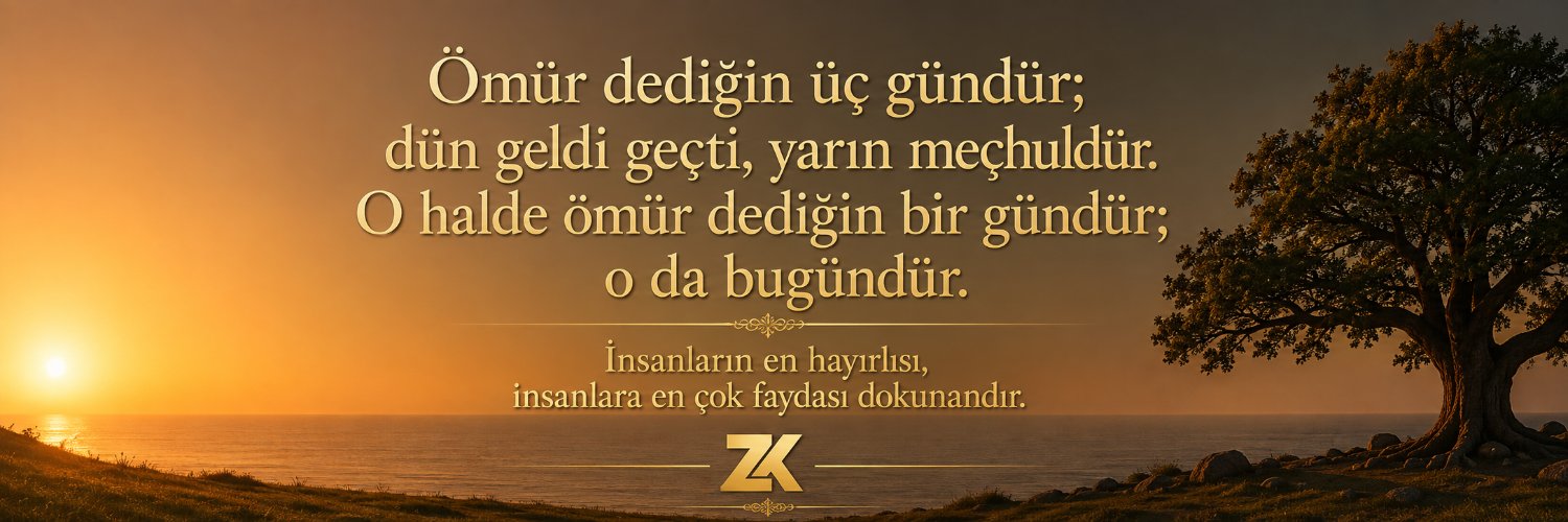 zaferxkoc's profile banner image