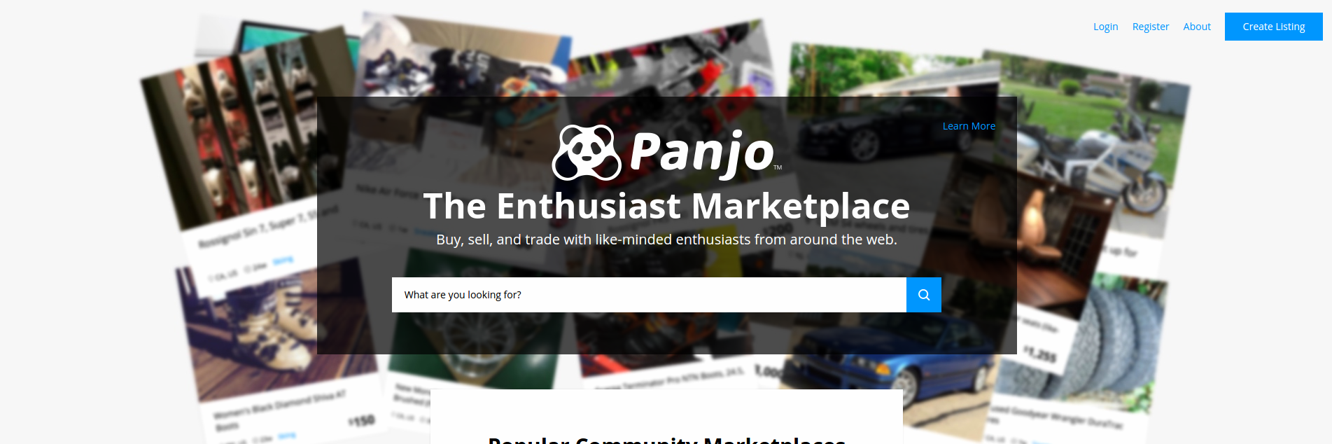Panjo banner