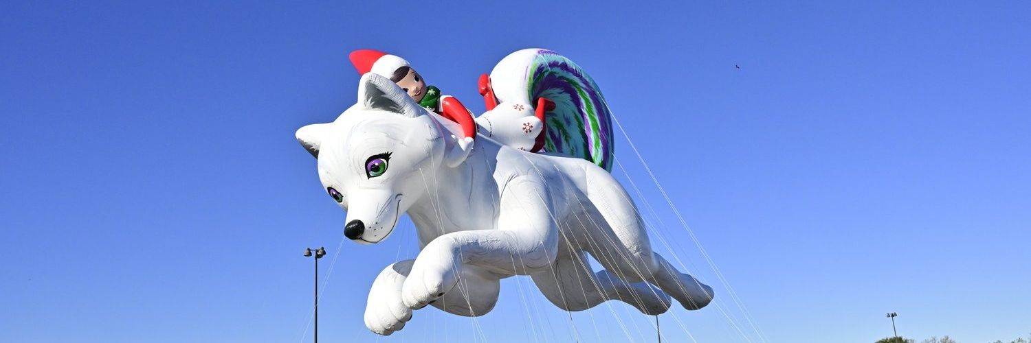 Parade balloon banner