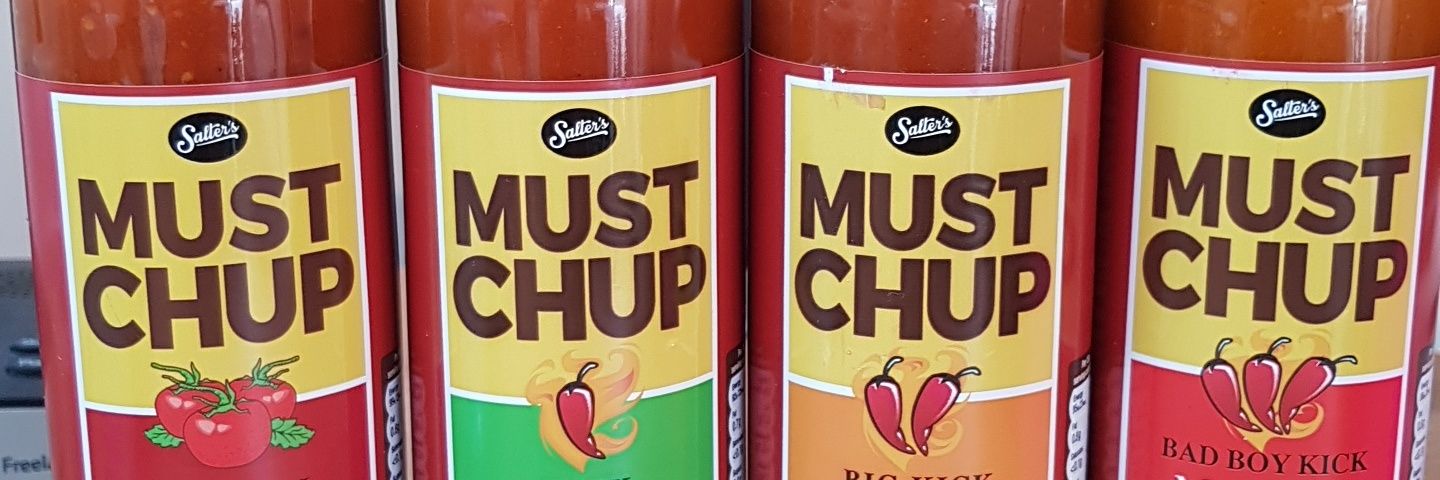 Salter's Must Chup banner