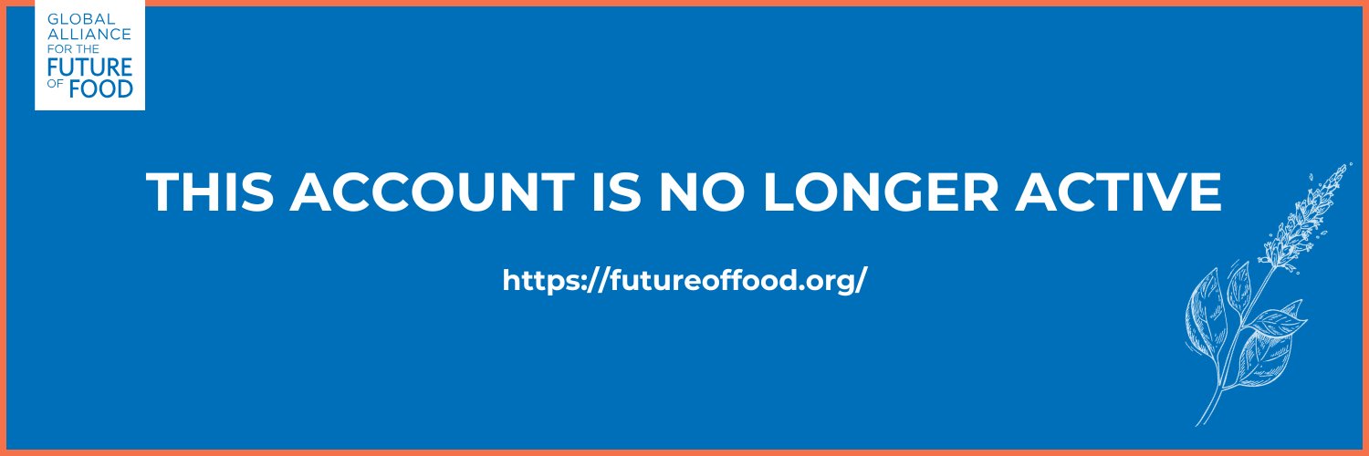 Global Alliance for the Future of Food banner