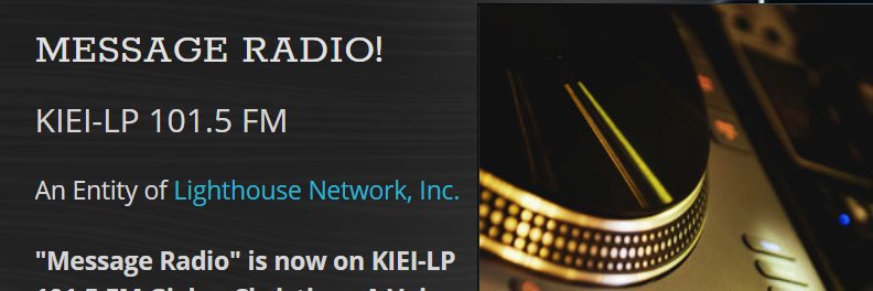 MessageRadio's profile banner image