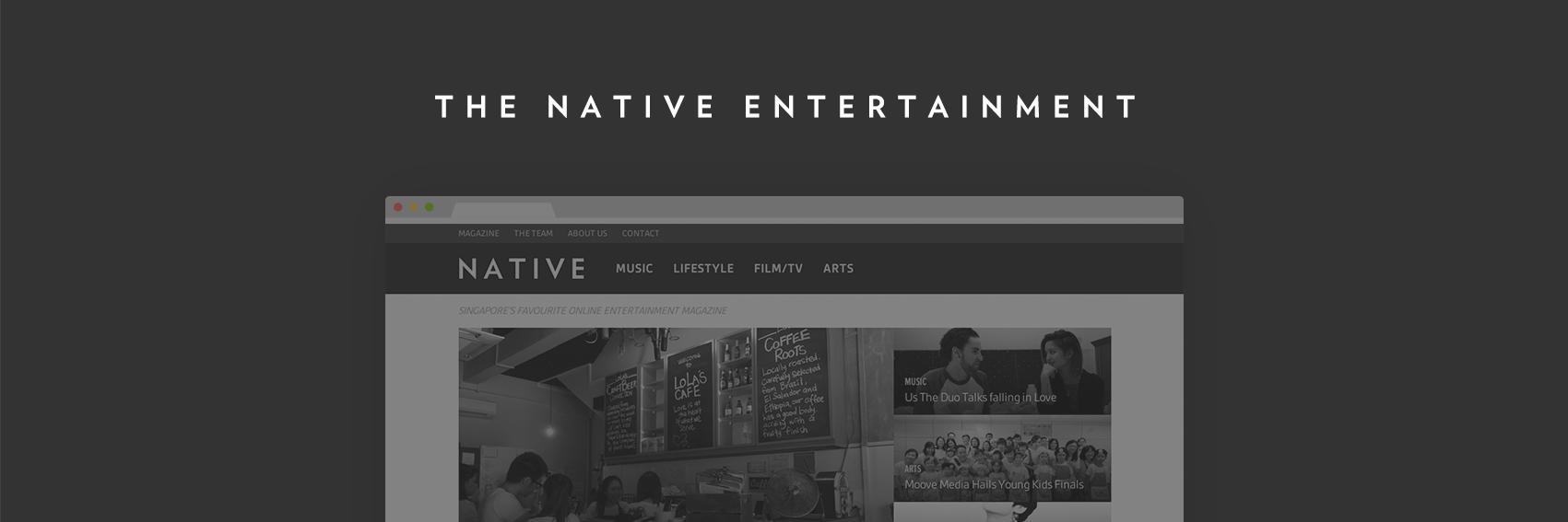 Native Entertainment banner