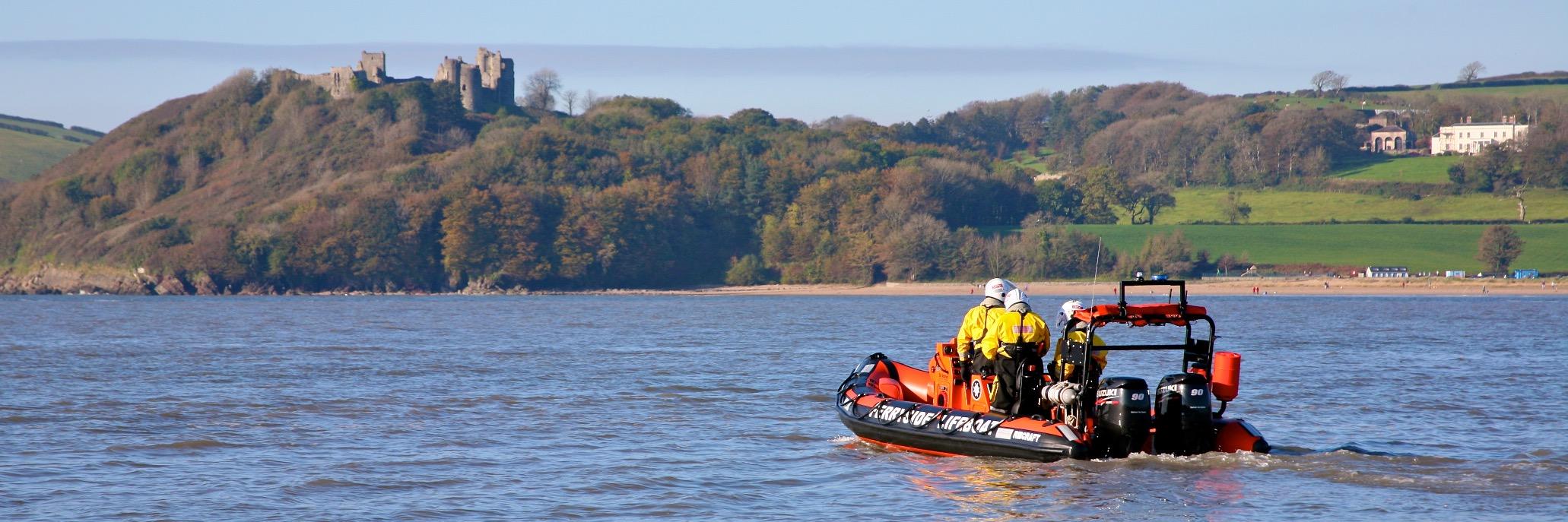 Ferryside Lifeboat banner