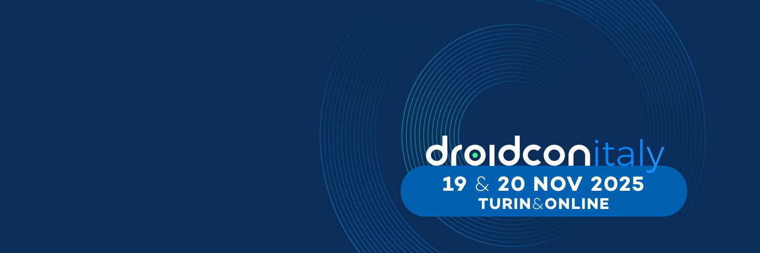 droidcon Italy's banner