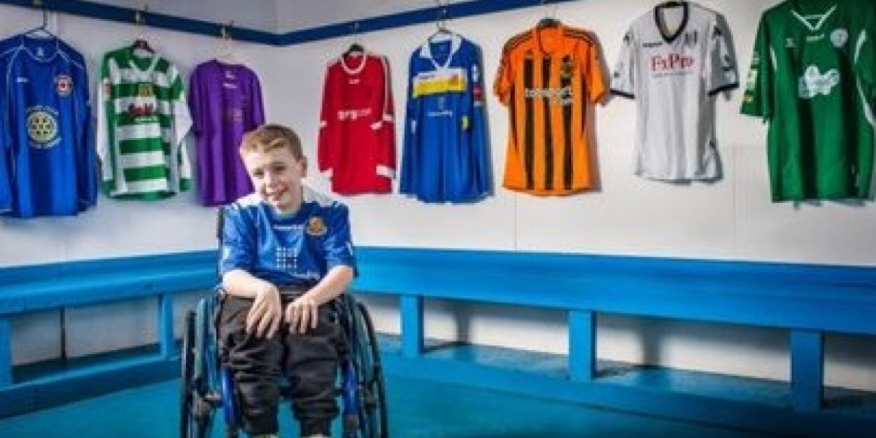 Sam's fundraising banner