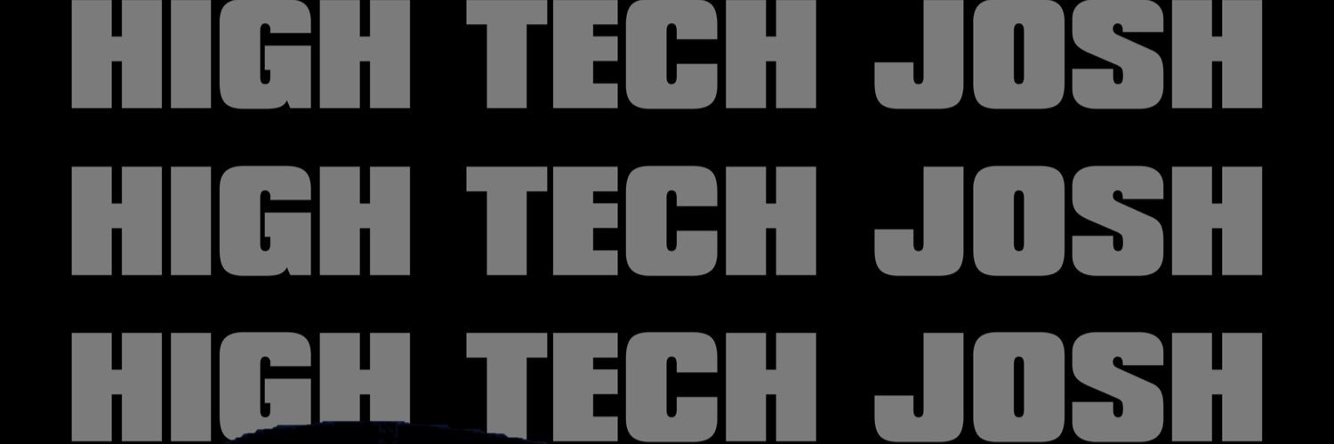 hightechjosh's profile banner image