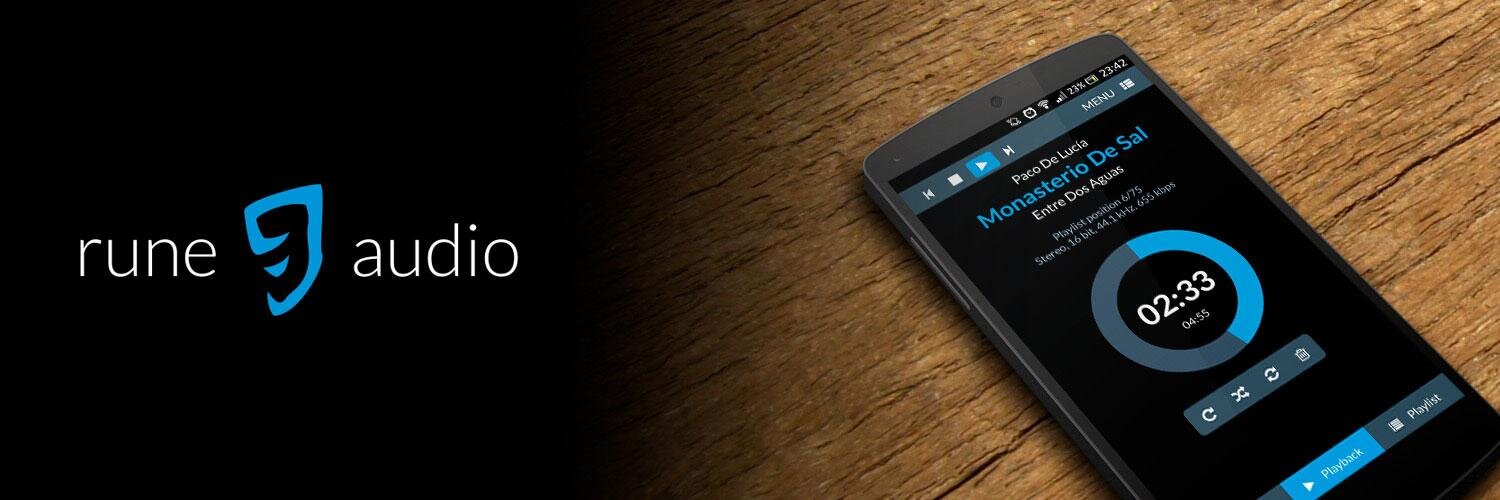 RuneAudio's profile banner image