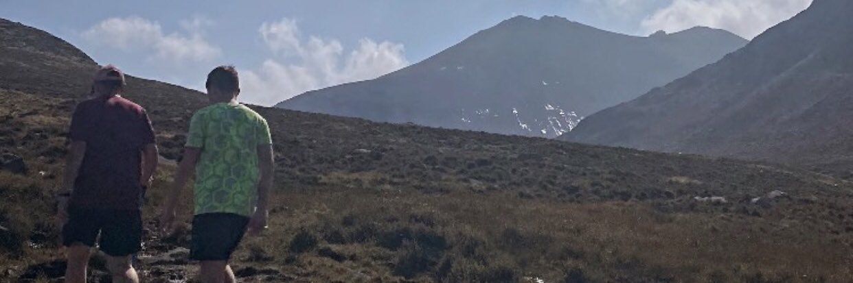 A J banner