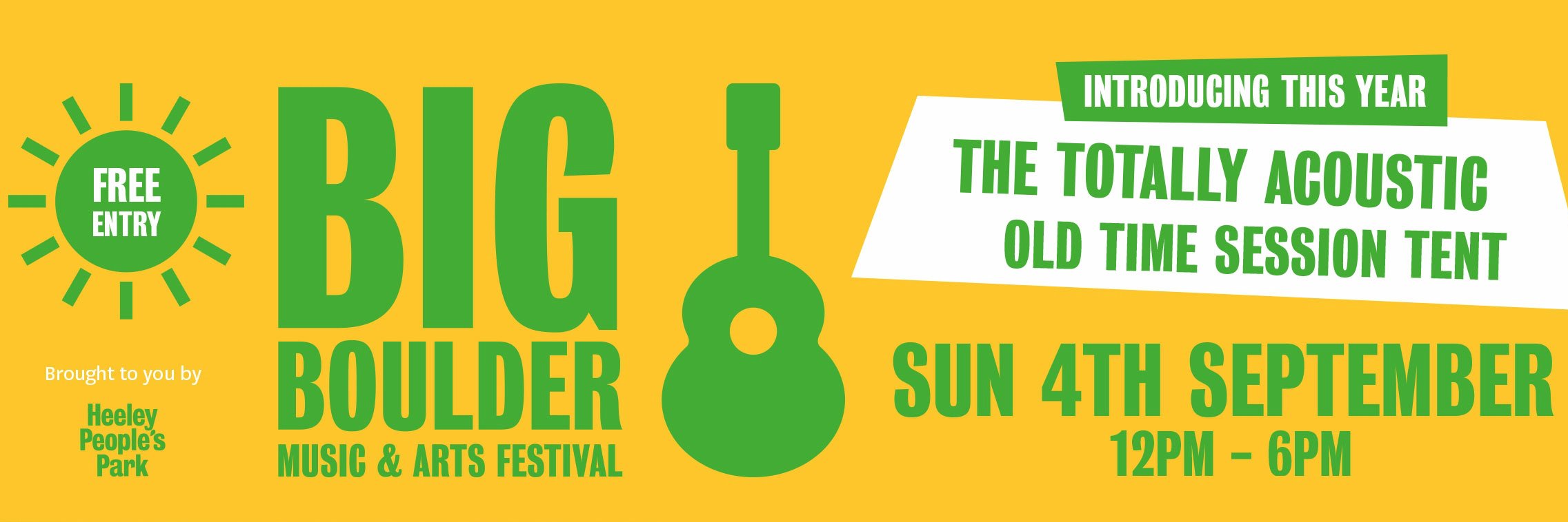 The Big Boulder banner