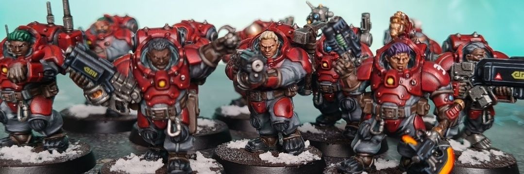 Super Hands miniatures. banner
