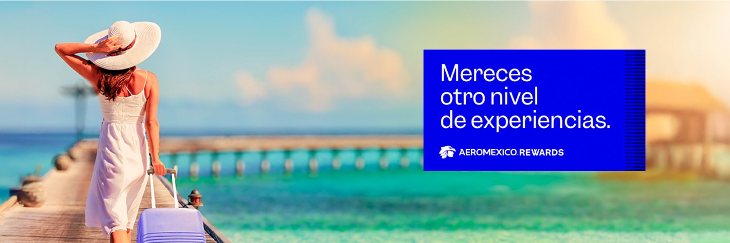 Aeroméxico Rewards banner
