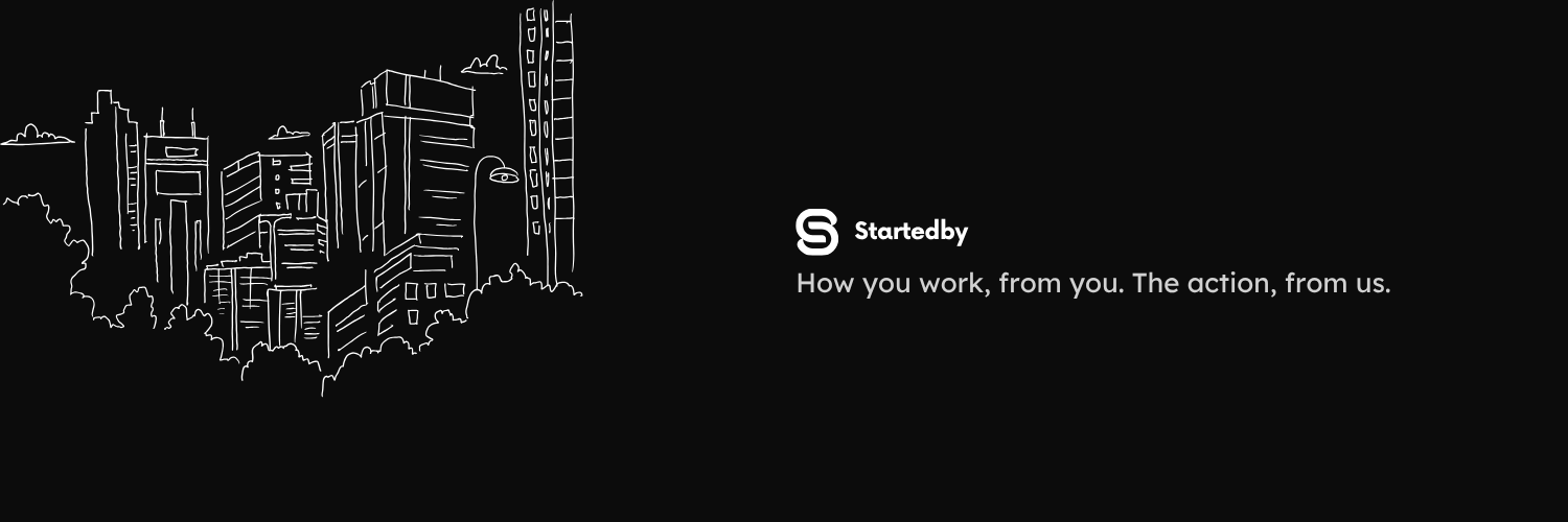 Startedby's profile banner image