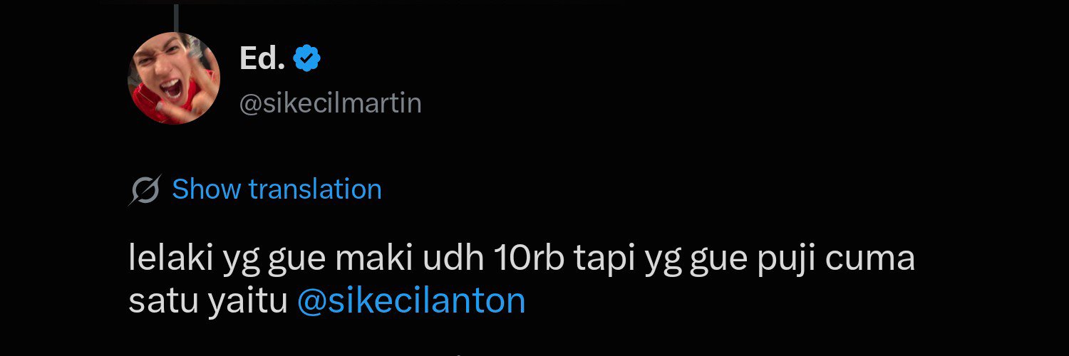 sikecilanton's profile banner image