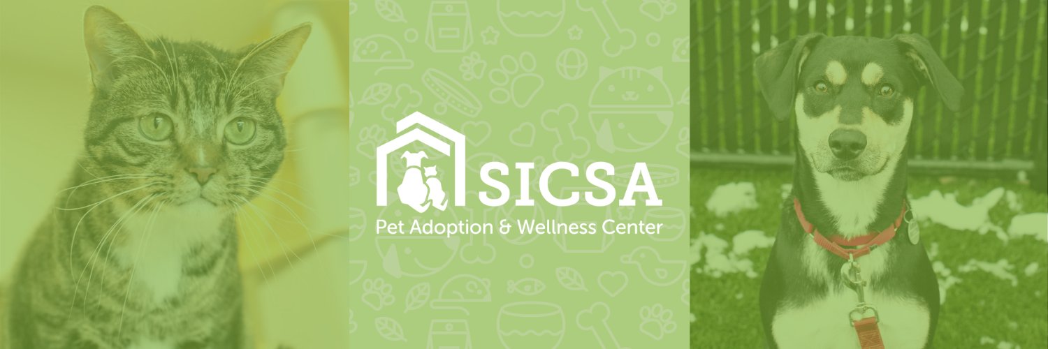 SICSA Pet Adoption and Wellness Center banner
