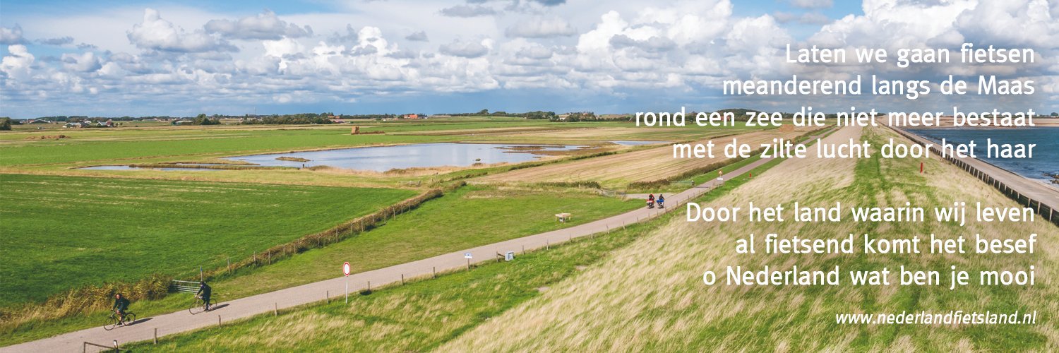 Nederland Fietsland banner
