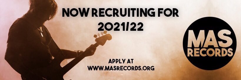 MAS Records - Free Funded Artist Development banner