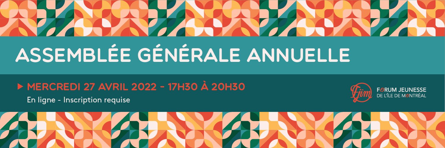Forum Jeunesse de l'Île Montréal banner