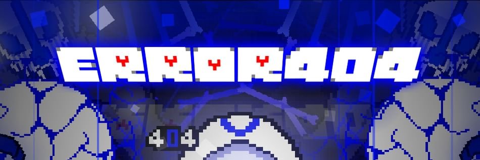 ERROR 404 banner