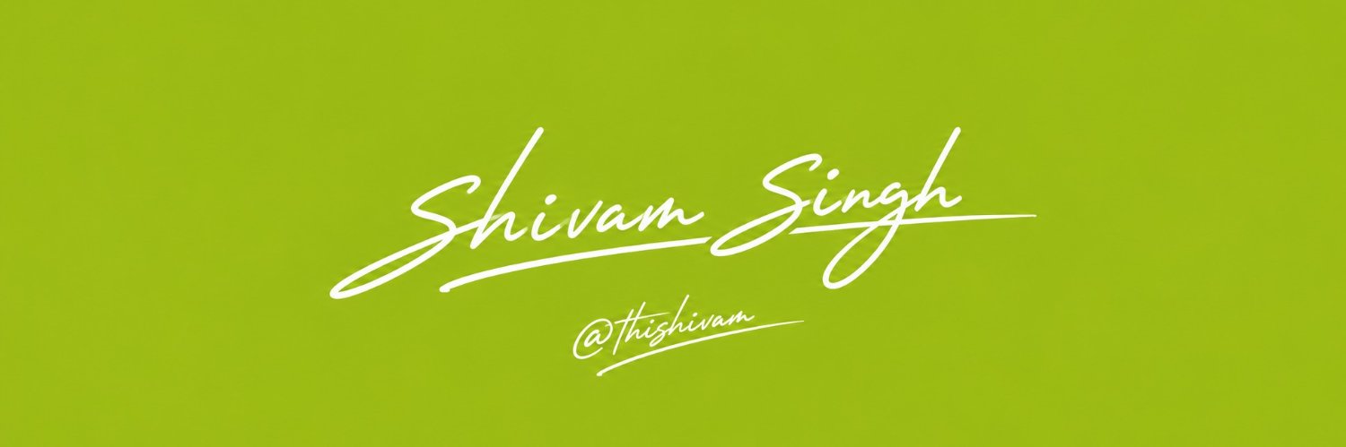 thishivam's profile banner image