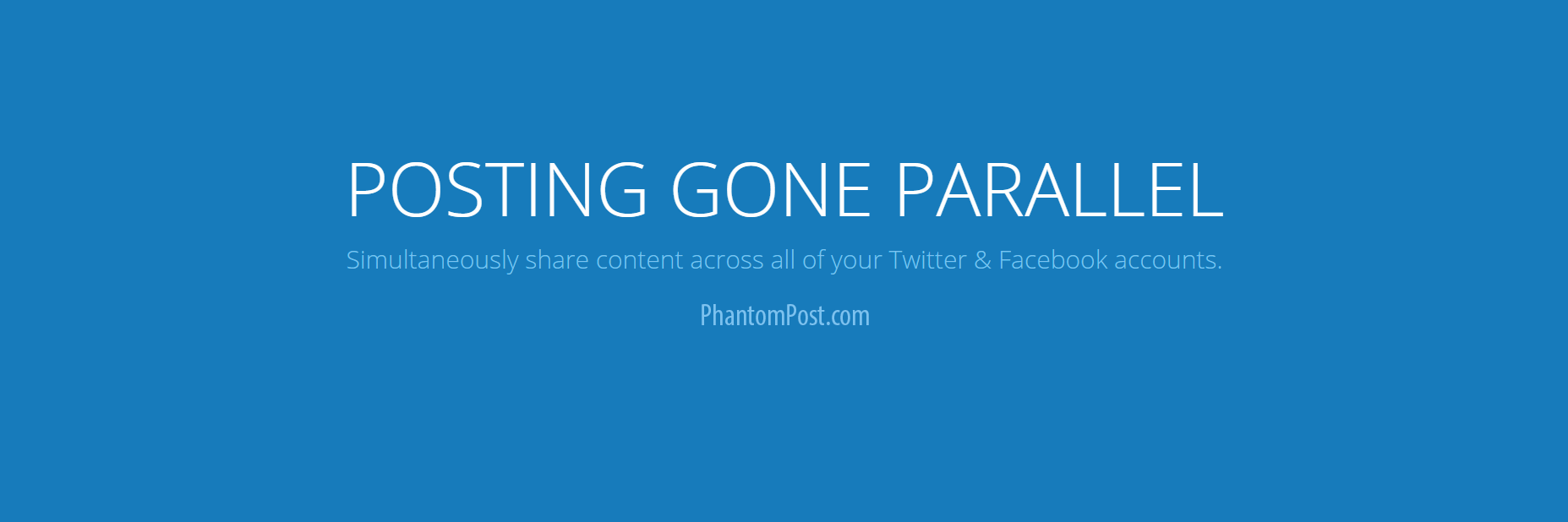 PhantomPost's profile banner image