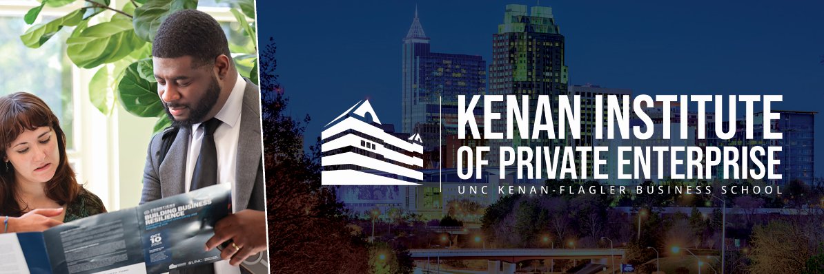 Kenan Institute of Private Enterprise banner