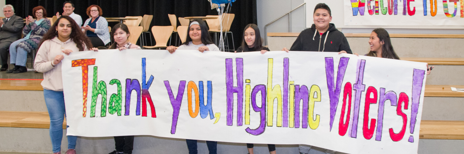 Yes for Highline banner