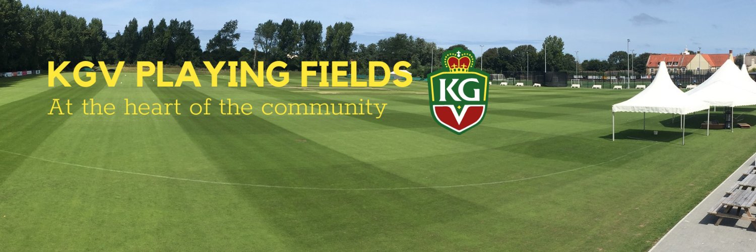 KGV Playing Fields banner