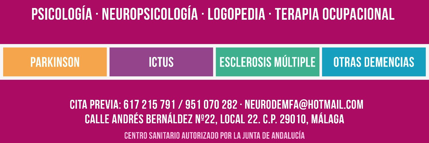 Neurodemfa Centro Terapéutico de Alzheimer banner