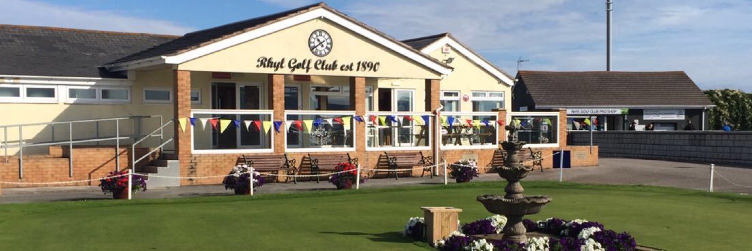Rhyl Golf Club banner