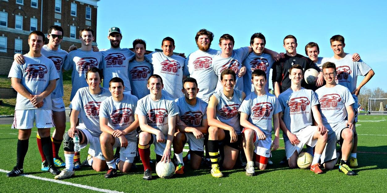 SJU Gaelic Football  banner