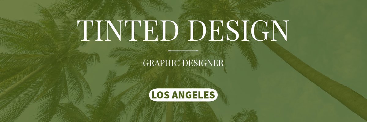 tinteddesign's profile banner image