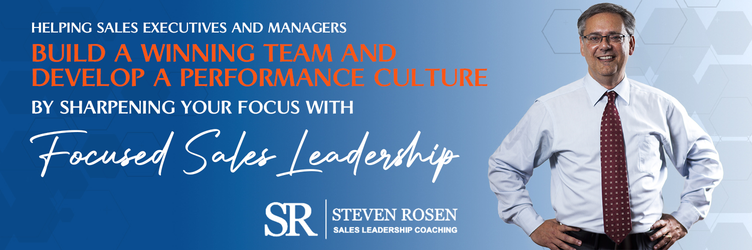 Steven Rosen - Sales Leadership Coach banner