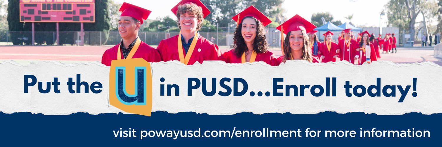 Poway Unified banner